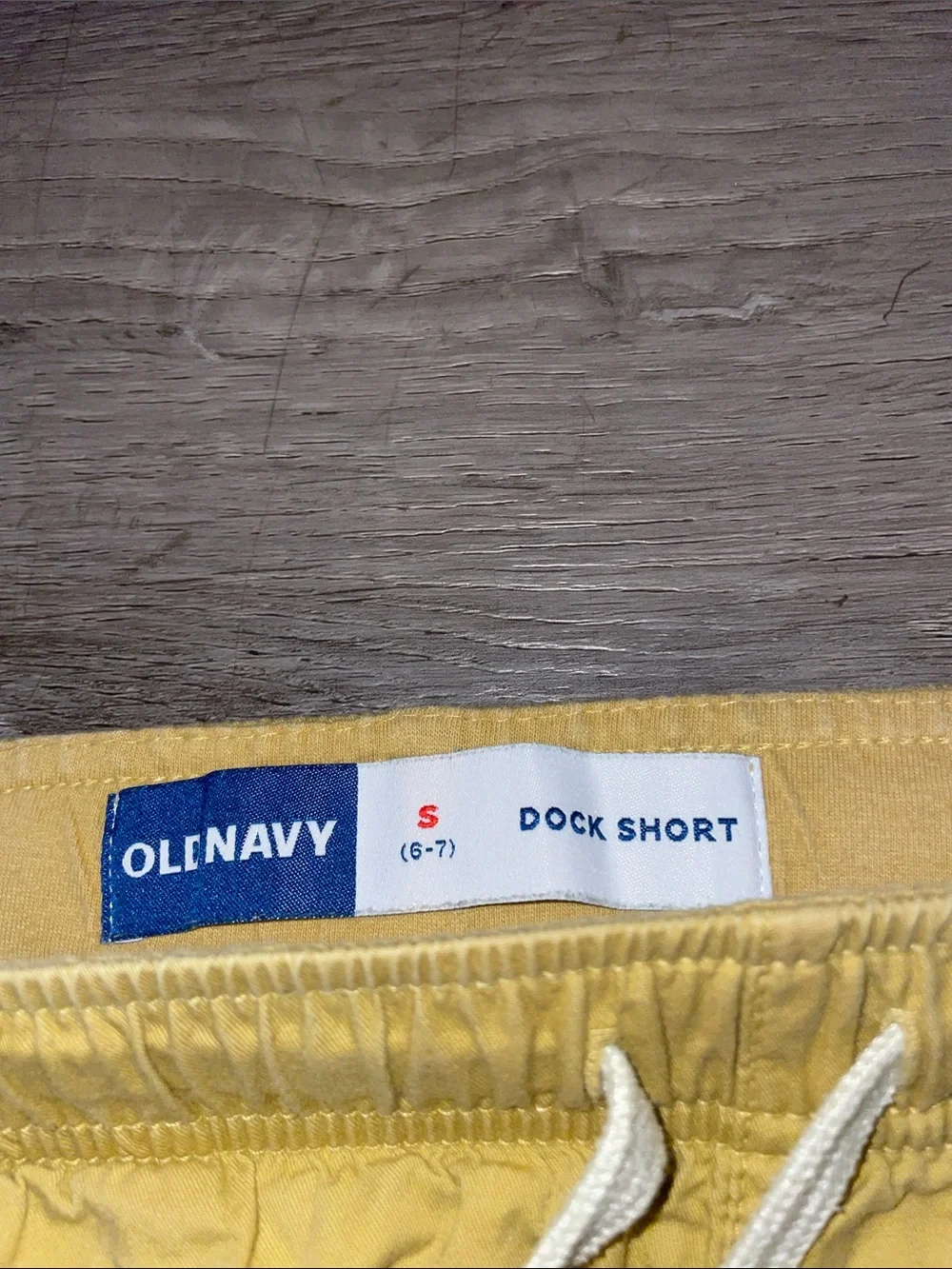 Old Navy Yellow Drawstring Kids Shorts